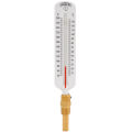 Product Image of 8" TSW Scale Type Hot Water Thermometer, Straight Connection, Lead Free (40°F to 280°F & 5°C to 135°C)