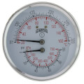 Product Image of 3" TTD Back Mount Dual Scale Tridicator (0-100 PSI and 70°F-320°F)