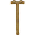 Product Image of 1" x 13" Center to End, Brass Solid Tank Tee (Lead Free)