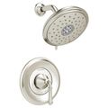Product Image of Delancey 1.8 gpm/6.8 L/min Shower Trim Kit w/ Water-Saving 4-Function Showerhead and Lever Handle (Polished Nickel)