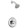 Product Image of Colony PRO 1.75 gpm/6.6 L/min Shower Trim Kit w/ Water-Saving Showerhead, Double Ceramic Pressure Balance Cartridge w/ Lever Handle (Chrome)