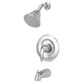 Product Image of Reliant 3 2.5 gpm/9.5 L/min Tub and Shower Trim Kit w/ Showerhead, Double Ceramic Pressure Balance Cartridge w/ Lever Handle (Chrome)