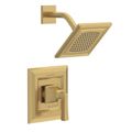 Product Image of Town Square S 1.75 gpm/6.8 L/min Shower Trim Kit w/ Water-Saving Showerhead, Double Ceramic Pressure Balance Cartridge w/ Lever Handle (Brushed Cool Sunrise)
