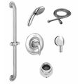 Product Image of Commercial Shower System Trim Kit 1.5 gpm/5.7 Lpm w/ 36" Slide-Grab Bar and Hand Shower (Chrome)