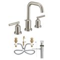 Product Image of Gibson Two-handle Widespread Bathroom Sink Faucet (Brushed Nickel), TV6142BN