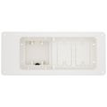 Product Image of Recessed TV Box for Power and Low Voltage (White)