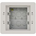 Product Image of 2-Gang Steel Recessed TV Box (White)