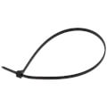 Product Image of 8" Nylon Cable Tie w/ Stainless Steel Lock, 40 lbs. Tensile - Pack of 100 (UV Black)