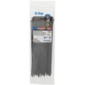 Product Image of 11" Nylon Cable Tie w/ Stainless Steel Lock, 29 lbs. Tensile - Pack of 100 (UV Black)
