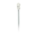 Product Image of 4" Nylon Integrated Hole Mounting Cable Tie w/ #4 Screw for Mounting, 18 lbs. Tensile - Pack of 100 (Natural)