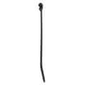 Product Image of 6" Nylon Integrated Hole Mounting Cable Tie w/ #8 Screw for Mounting, 40 lbs. Tensile - Pack of 100 (Black)