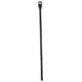 Product Image of 8" Nylon Integrated Hole Mounting Cable Tie 50 lbs. Tensile - Pack of 100 (Black)