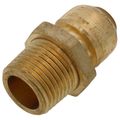 Product Image of 1/4" SharkBite x 1/2" Male Pipe Thread Reducing Connector (Lead Free), U110LFA