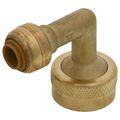 Product Image of 1/4" SharkBite x 3/4" Garden Hose Nut 90-Degree Elbow (Lead Free), U2276LFA
