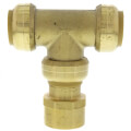 1" Sharkbite x 1" Sharkbite x 1" FNPT Tee (Lead Free)