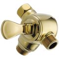 Product Image of 3-Way Shower Arm Diverter for Hand Shower (Polished Brass), U4929-PB-PK