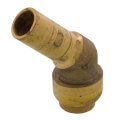1/2" FTG x Sharkbite 45° Street Elbow (Lead Free)