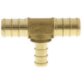 Product Image of 1/2" PEX x 1/2" PEX x 3/8" PEX Brass Tee (Lead Free)