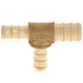 Product Image of 1/2" PEX x 3/8" PEX x 3/8" PEX Brass Tee (Lead Free)