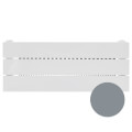 Product Image of 2 ft UF-3 Baseboard Radiator (Runtal Steel - Dark Grey)