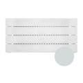 Product Image of 2.5 ft UF-4 Baseboard Radiator (Glacier Grey)