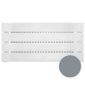 Product Image of 7 ft UF-4 Baseboard Radiator (Runtal Steel - Dark Grey)