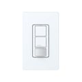 Product Image of Maestro Partial-On Dual Circuit Sensor Switch, BAA Compliant, 6A Light, 120-277V, 1 Pole, Ground/Neutral Req'd