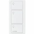 Product Image of 3-Button Original Pico Smart Remote, with Light Icons, UPJ2-3B-WH-L01, White, BAA Compliant