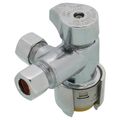 Product Image of 1/2" Sharkbite Max x 3/8" x 3/8" OD Compression Dual Outlet Angle Stop Valve (Lead Free)