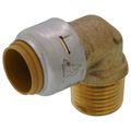 Product Image of 1/2" x 1/2" SharkBite Max MNPT Adapter Elbow, UR280A