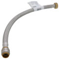 3/4" SharkBite Max x 1" FIP Stainless Steel Braided Water Softener Hose, Lead Free (24" Length)