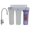 Product Image of 3 Stage Under Sink Tankless Drinking Water Filter System w/ Sediment and 2 CTO Carbon Block Filters