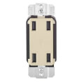 Product Image of 4-Port USB Receptacle Device - Light Almond (4.2A, 125V, 25W)
