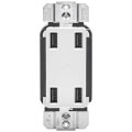 Product Image of 4-Port USB Receptacle Device - White (4.2A, 125V, 25W)