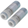 Product Image of 3/4" NPT Plastic Lined Nipples w/ Heat Trap (Set of 2), UV12992