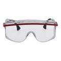 Product Image of Astrospec 3000 (OTG) Anti-Fog & Scratch-Resistant Safety Glasses, Polycarbonate, Clear Lenses, Full-Framed, Red/White/Blue Frame