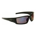 Product Image of Hypershock Scratch-Resistant Safety Glasses, Blue Mirror Lenses, Full-Framed, Black Frame