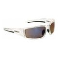 Product Image of Hypershock Scratch-Resistant Safety Glasses, Blue Mirror Lenses, Full-Framed, Clear Frame