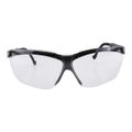 Product Image of Genesis Scratch-Resistant Safety Glasses, Polycarbonate, Clear Lenses, Full-Framed, UV Protection, Black Frame, Adjustable