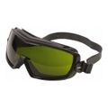 Product Image of Entity Anti-Fog Safety Goggles, Green Polycarbonate Lenses, Indirect Vent, Black Frame, Shade 3