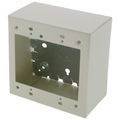 Product Image of Double-Gang Extra Deep Switch & Receptacle Device Box Fitting (Ivory)
