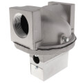 Diaphragm Gas Valve, Normally Closed, 1-1/2" NPT Pipe Size, 1/2 max. psi, 24 vac