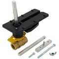 Product Image of 1/2" 2 Way Brass Threaded Control Ball Valve for DCA Actuator (1.3 CV)