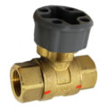 Product Image of 1/2" 2 Way Brass Threaded Control Ball Valve for MVN Actuator (4.7 Cv)