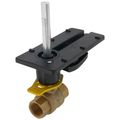 Product Image of 3/4" 2 Way Stainless Steel Threaded Control Ball Valve for DCA Actuator (29 Cv)
