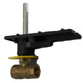 1" 2 Way Brass Threaded Control Ball Valve for DCA Actuator (26 Cv)
