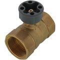 Product Image of 1-1/4" 2 Way Brass Threaded Control Ball Valve for MVN Actuator (14.9 Cv)