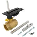 Product Image of 1-1/2" 2 Way Brass Threaded Control Ball Valve for DCA Actuator (172 Cv)