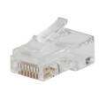 RJ-45 CAT6 Pass-Thru Modular Data Plug (Pack of 50)