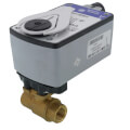 Product Image of 1/2" NPT 2-Way Brass Valve with VA9203 On/Off Floating Point Actuator